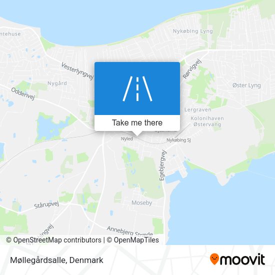 Møllegårdsalle map