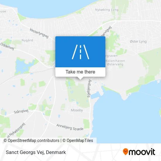 Sanct Georgs Vej map