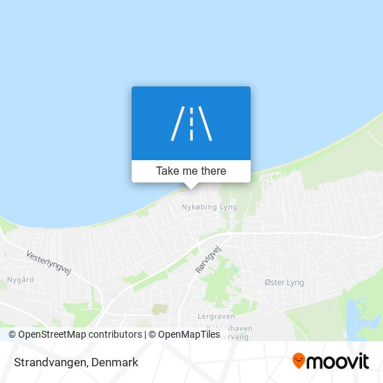 Strandvangen map