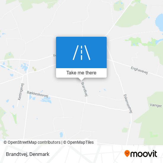 Brandtvej map