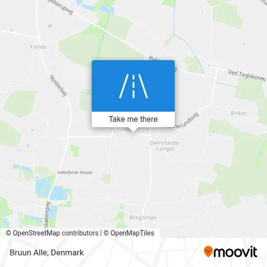 Bruun Alle map