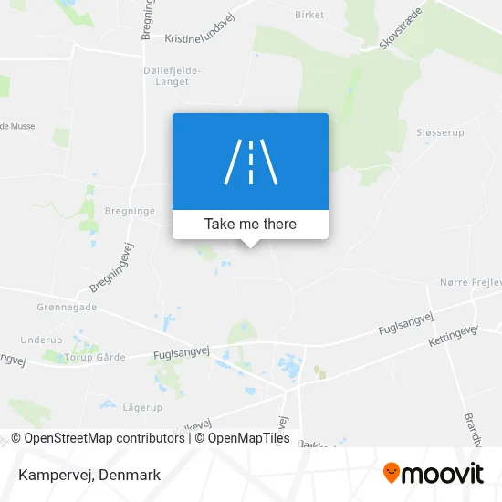 Kampervej map