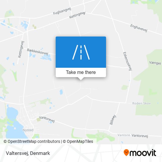 Valtersvej map