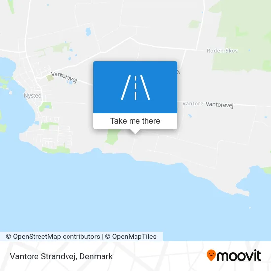 Vantore Strandvej map