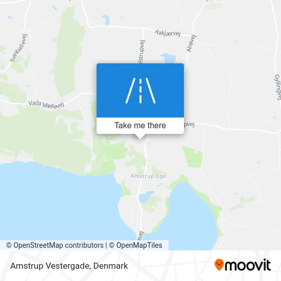 Amstrup Vestergade map