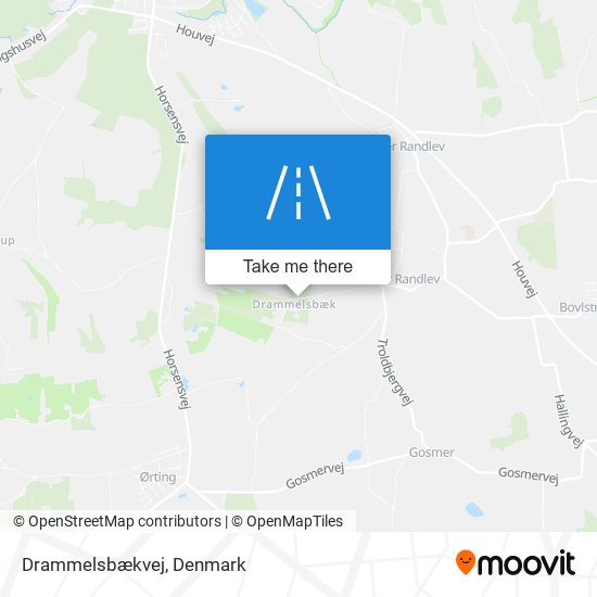 Drammelsbækvej map