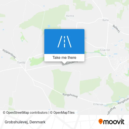 Grobshulevej map