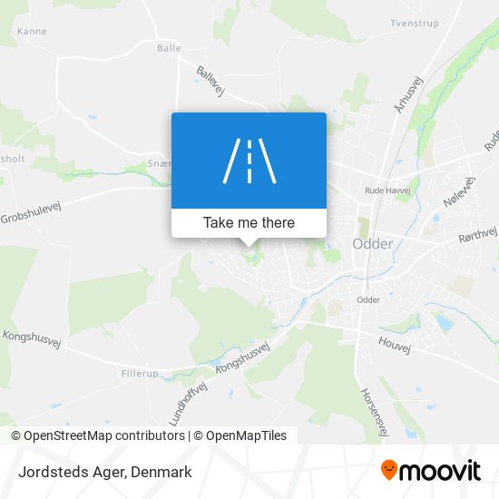 Jordsteds Ager map