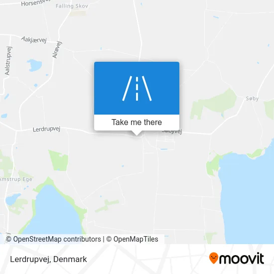 Lerdrupvej map