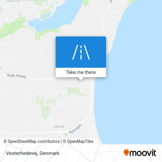 Vesterhedevej map