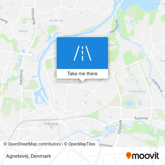 Agnetevej map