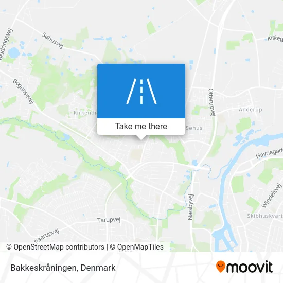 Bakkeskråningen map