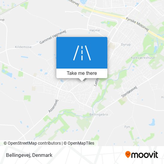 Bellingevej map