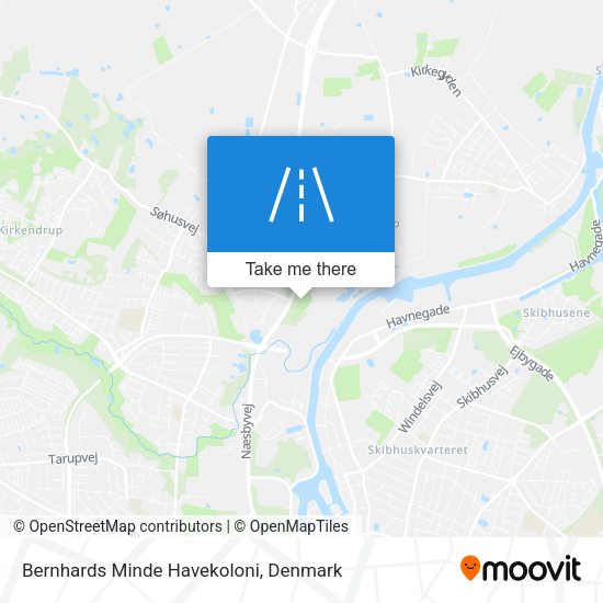 Bernhards Minde Havekoloni map