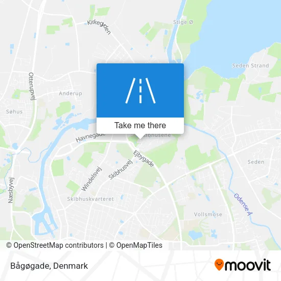 Bågøgade map