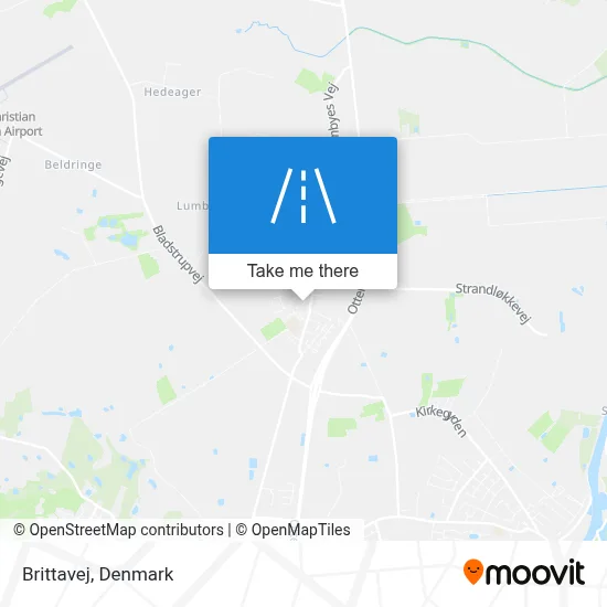 Brittavej map