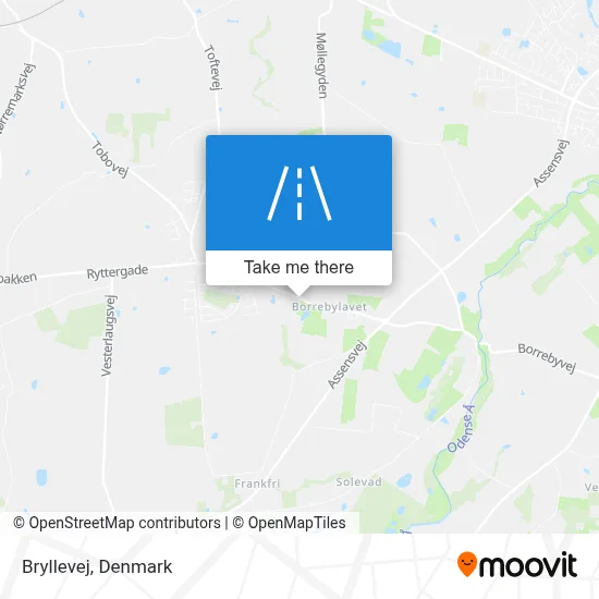 Bryllevej map