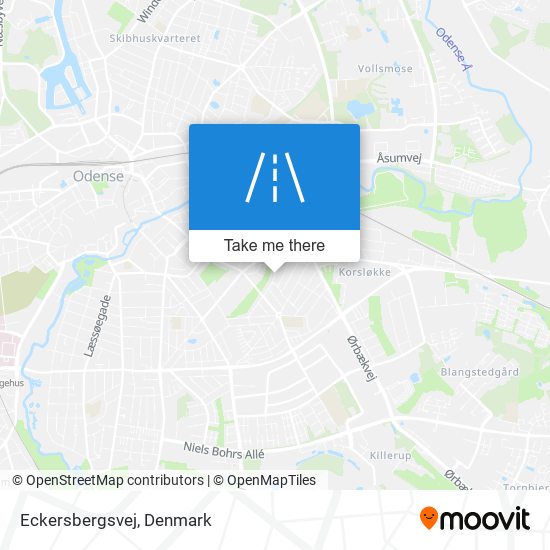 Eckersbergsvej map