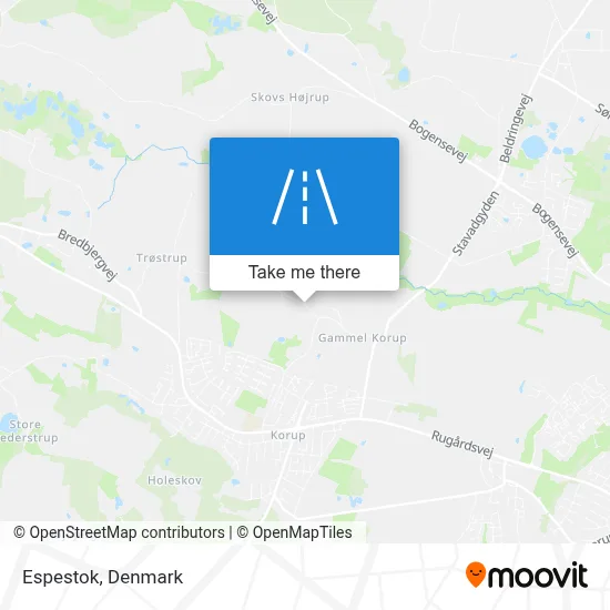 Espestok map