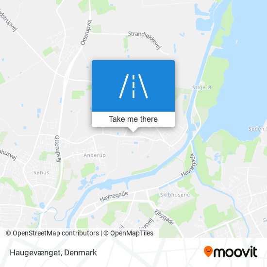 Haugevænget map