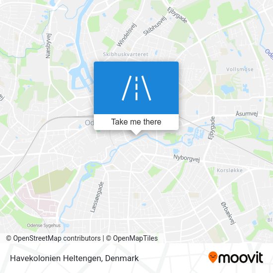 Havekolonien Heltengen map