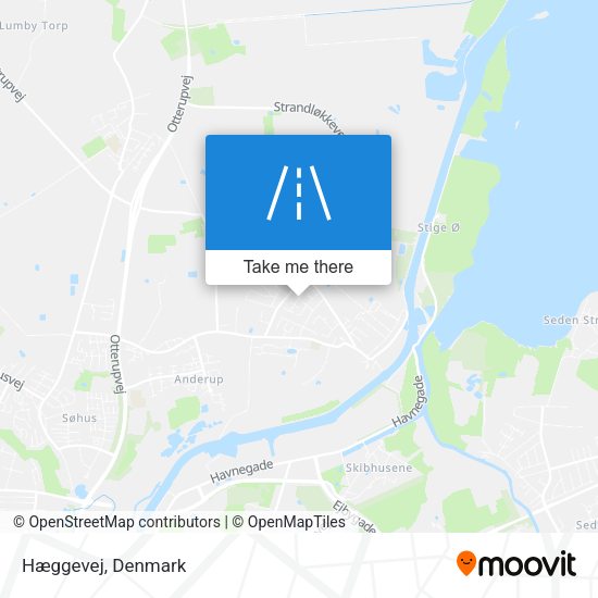 Hæggevej map