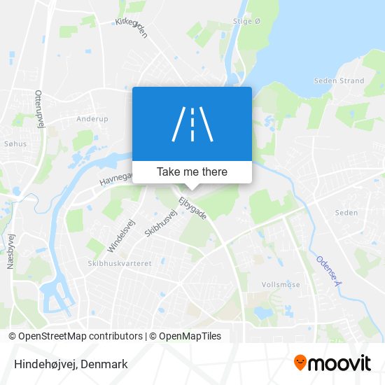 Hindehøjvej map