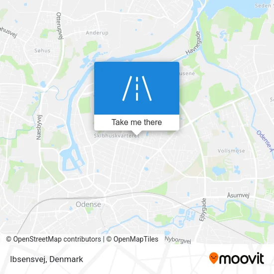 Ibsensvej map