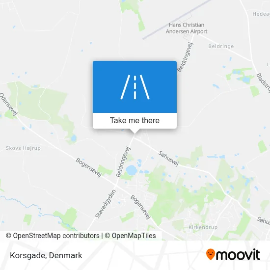 Korsgade map