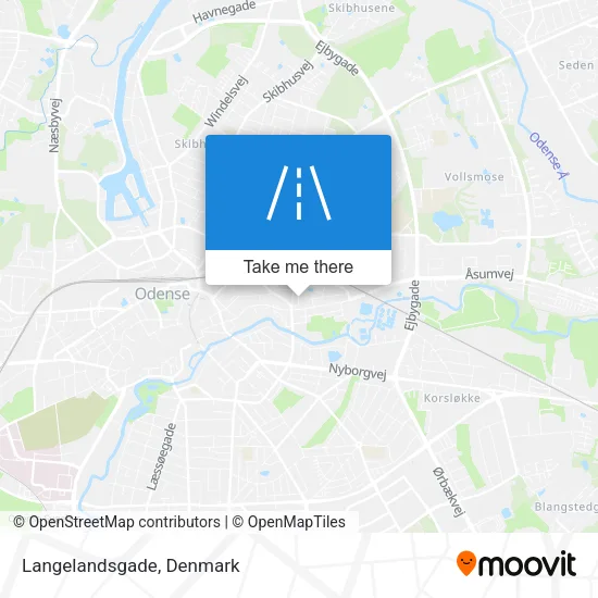 Langelandsgade map