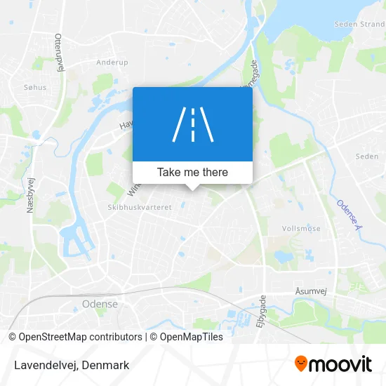 Lavendelvej map