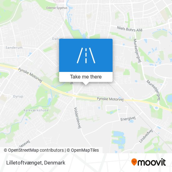 Lilletoftvænget map