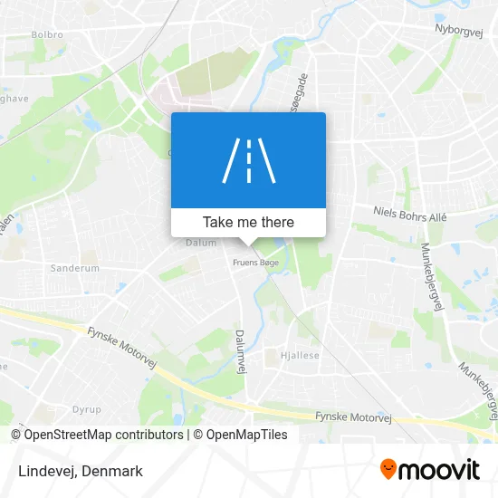 Lindevej map