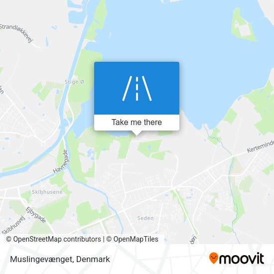 Muslingevænget map