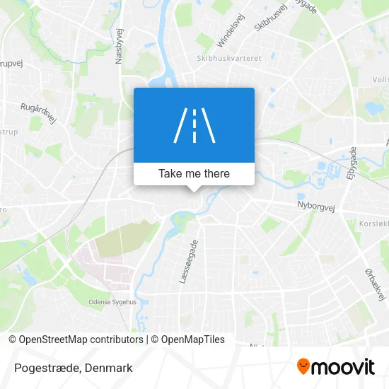 Pogestræde map