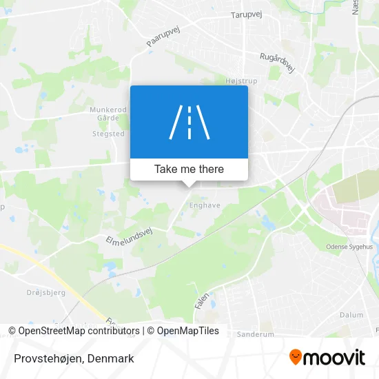 Provstehøjen map