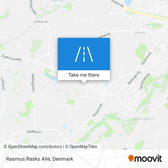 Rasmus Rasks Allé map