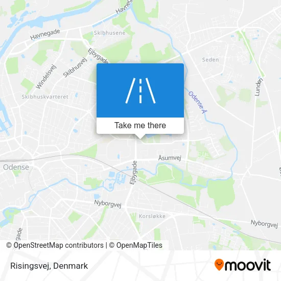 Risingsvej map