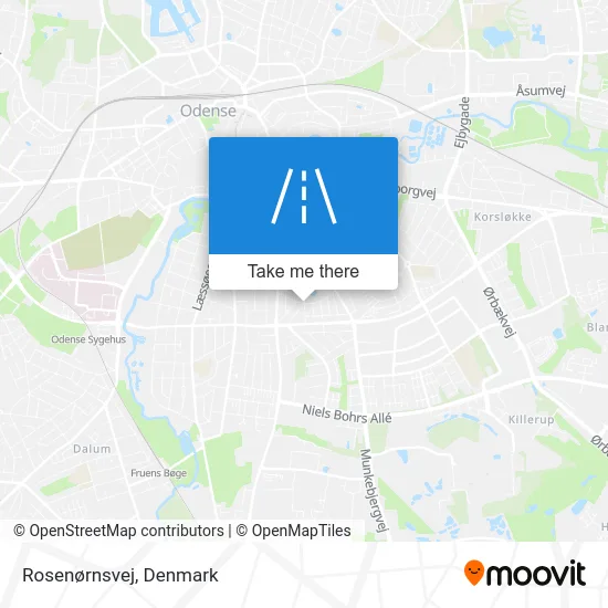 Rosenørnsvej map