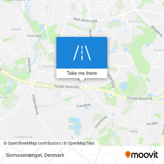 Sivmosevænget map