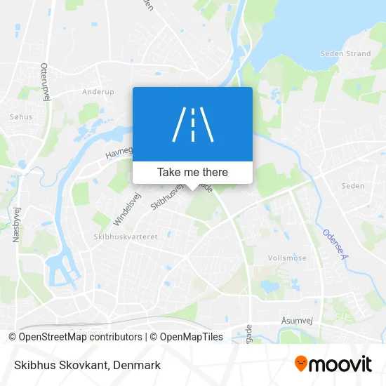 Skibhus Skovkant map