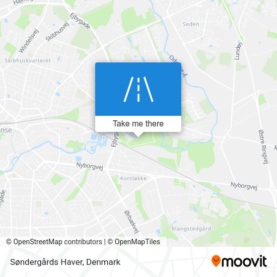 Søndergårds Haver map