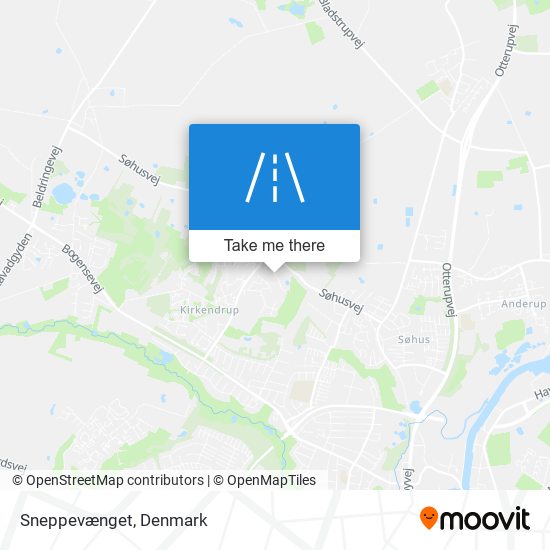 Sneppevænget map