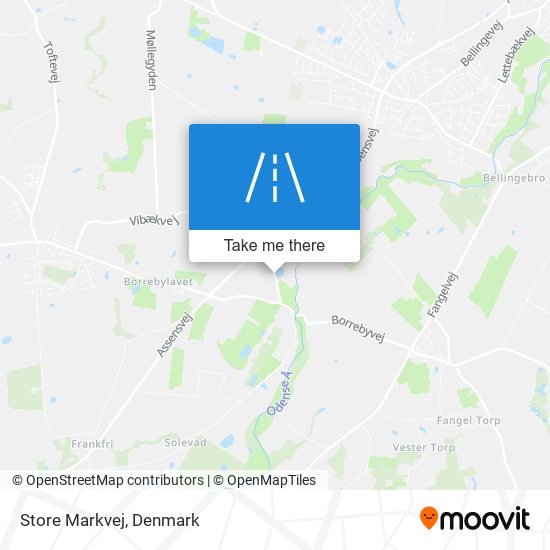 Store Markvej map