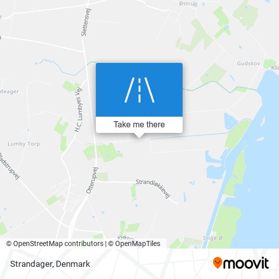 Strandager map