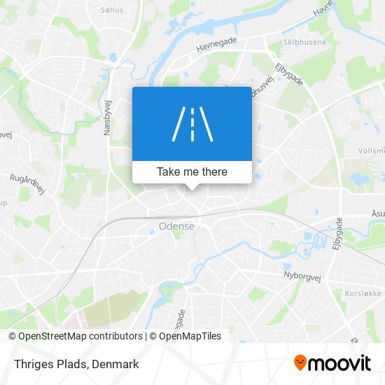 Thriges Plads map