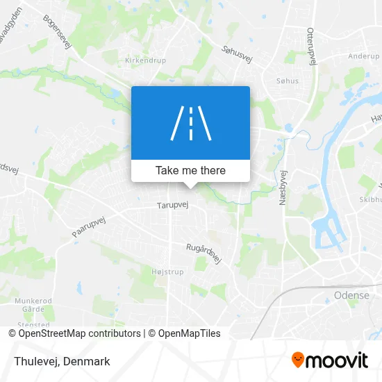 Thulevej map