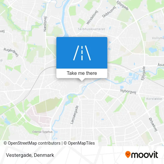 Vestergade map