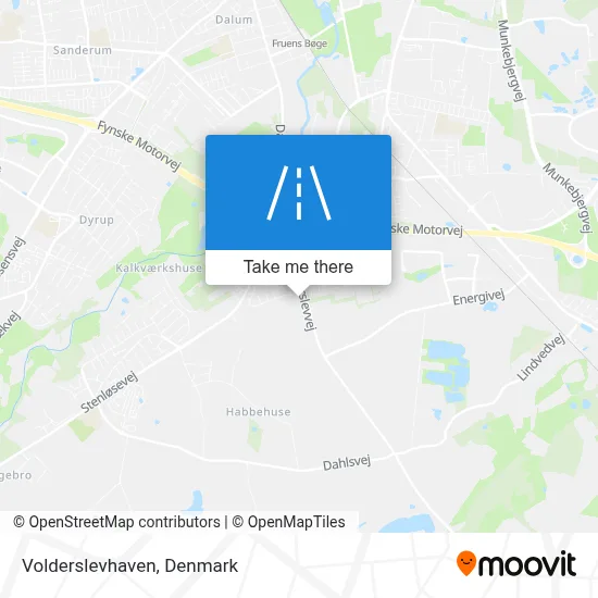 Volderslevhaven map