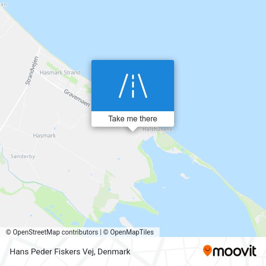 Hans Peder Fiskers Vej map